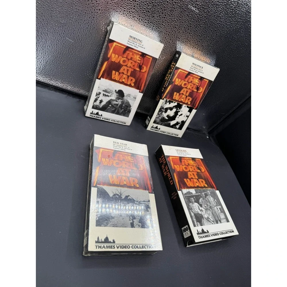 The World at War Thames Video Collection WWII VHS Tapes Lot of 4 New Sealed